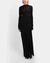 Dries Van Noten Hoan Top In Black In Black