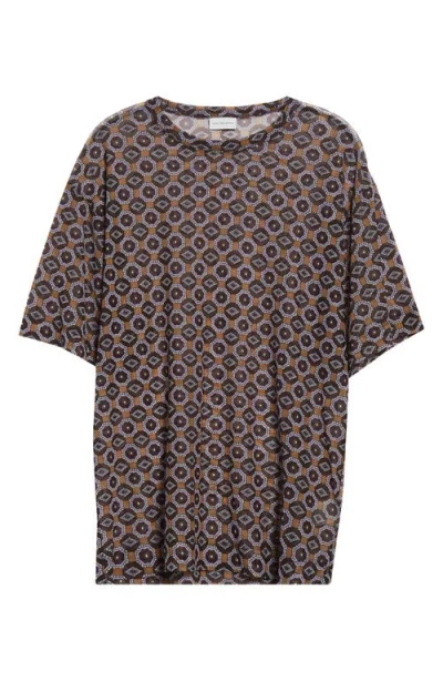Dries Van Noten Hoge T-shirt In Brown