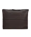 Dries Van Noten Holdall Shoulder Bag In Grainy Leather In Black