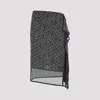 Dries Van Noten Asymmetric Skirt Featuring Geometric Design In Gray