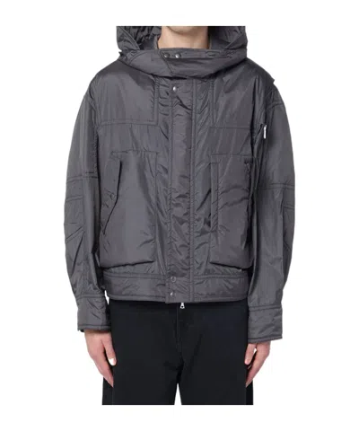 Dries Van Noten Hooded Casual Jacket In Black