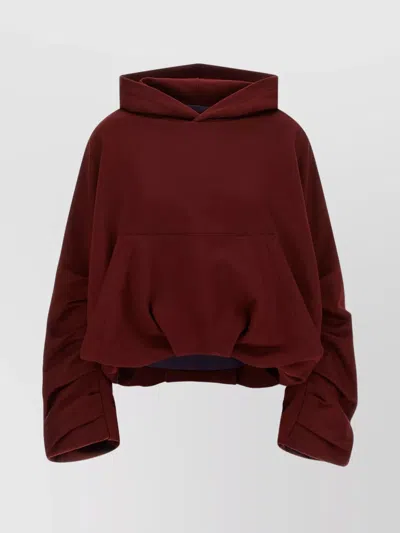 DRIES VAN NOTEN 'HOODED KANGAROO POCKET LONG SLEEVE HOODIE'