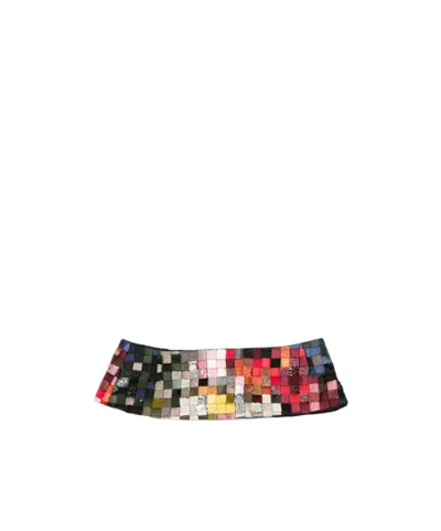 Dries Van Noten Hook-and-clasp Belt In Multi-color