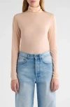 Dries Van Noten Hoyser Fitted Stretch Turtleneck Top In Pink