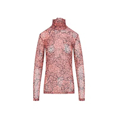 Dries Van Noten Hoyser Pink Polyamide Top