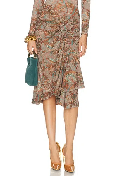 Dries Van Noten Hunamia Skirt In Multi