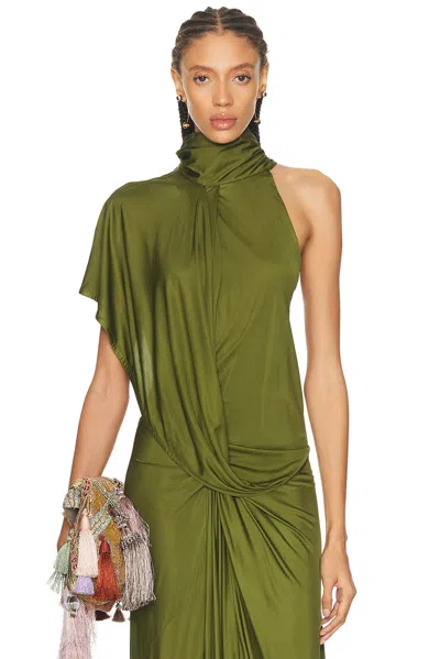 Dries Van Noten Huresta Top In Green