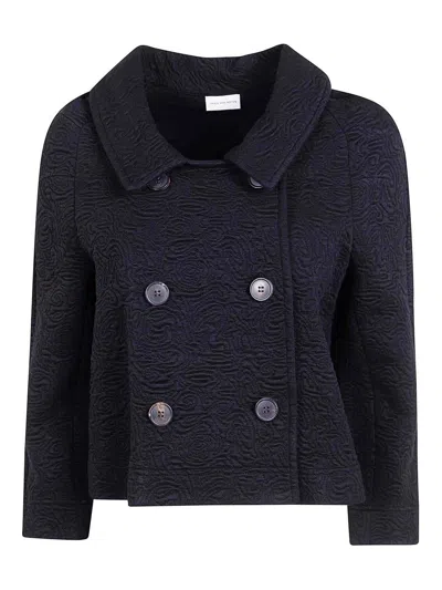 Dries Van Noten Huvia Cropped Jacket In Black