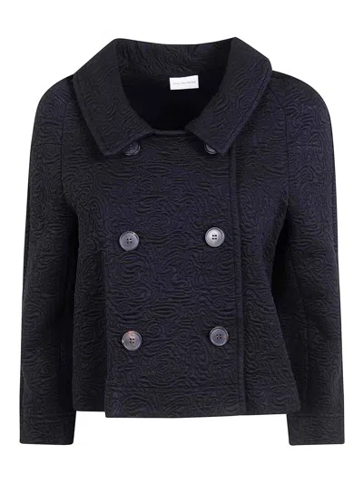 Dries Van Noten Huvia Double Breasted Jacket In Black