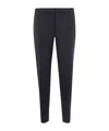 Dries Van Noten Black Trousers With Slits And Buttons In Black