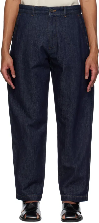 Dries Van Noten Indigo Four-pocket Jeans In 507 Indigo
