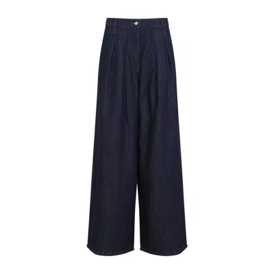Dries Van Noten Pamplona Wide-leg Washed Jeans In Blue