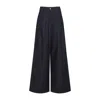 Dries Van Noten Indigo High-waisted Wide-leg Jeans With Exaggerated Length In Blue