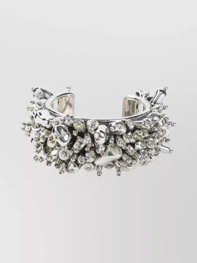 Dries Van Noten Intricate Metallic Textured Bracelet