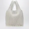 Dries Van Noten Fringed Tote Bag Featuring Unique Design In White