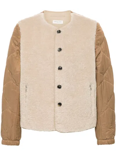 Dries Van Noten Jacke Aus Baumwolle In 100 Cream