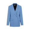 Dries Van Noten Double Breast Wool Jacket With Notch Lapel