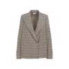 Dries Van Noten Cotton Caplana Jacket In Beige