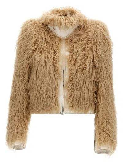 Dries Van Noten Jacket In Beige