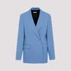 Dries Van Noten Double Breast Wool Jacket With Notch Lapel