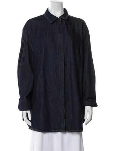 Pre-owned Dries Van Noten Jacket In Blue