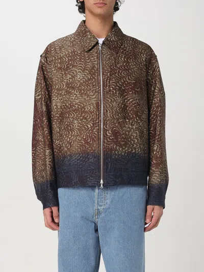 DRIES VAN NOTEN JACKET DRIES VAN NOTEN MEN COLOR BROWN,G58875032