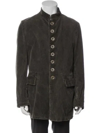 Pre-owned Dries Van Noten Jacket In Green