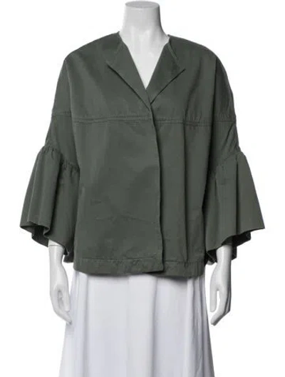 Pre-owned Dries Van Noten Jacket In Green