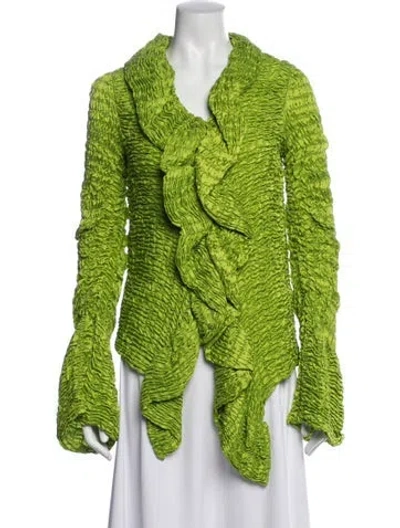 Pre-owned Dries Van Noten Jacket In Green