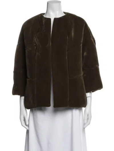 Pre-owned Dries Van Noten Jacket In Green
