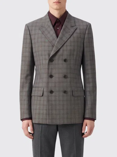 Dries Van Noten Jacket Men Color Brown In Gray