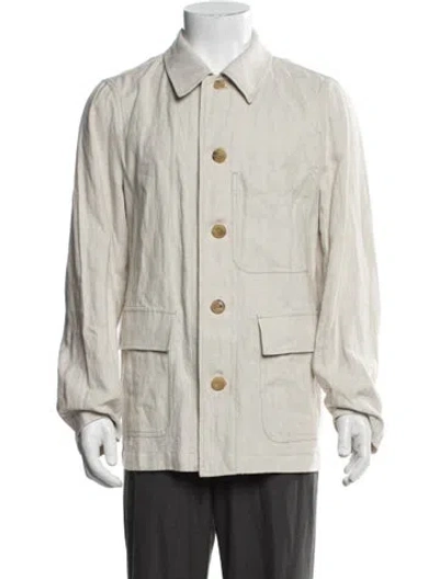 Pre-owned Dries Van Noten Jacket In Neutrals
