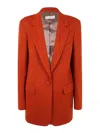 Dries Van Noten Blanchets 9201 W. W.jacket In Red