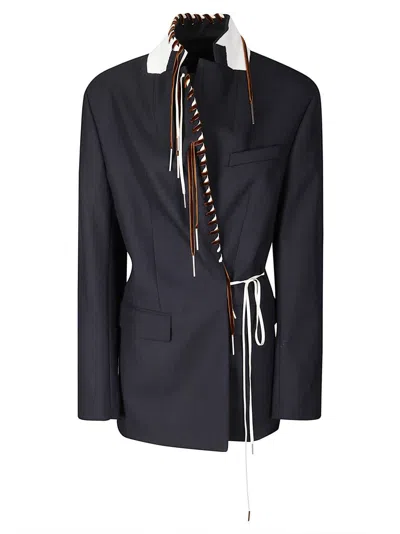 Dries Van Noten Jacket With Laces In Black