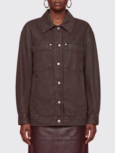 Dries Van Noten Jacket Woman In Brown