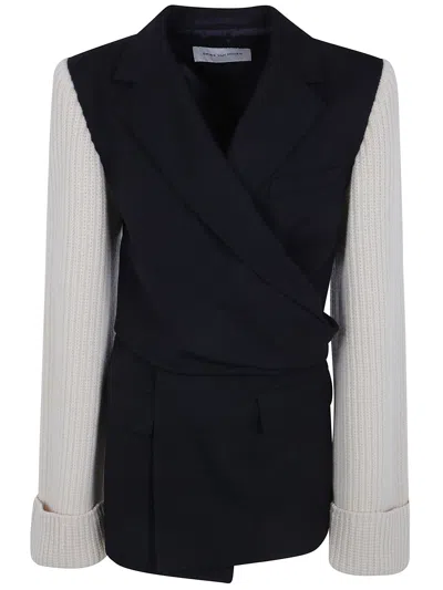 Dries Van Noten Jacket Wool "beline" In Black