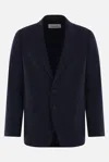 Dries Van Noten Single-breasted Blazer In Blue
