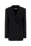 Dries Van Noten Double-breasted Tailored Blazer In Blue