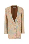 Dries Van Noten Basti Blazer With Embroidered Floral Pattern In Floral