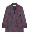Dries Van Noten Jacquard Blazer In Multi