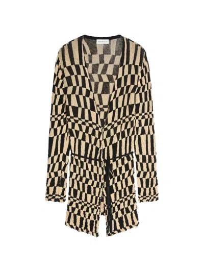 Dries Van Noten Jacquard Cardigan In Multi