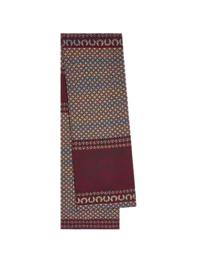 Dries Van Noten Jacquard Cashmere Scarf In Multi