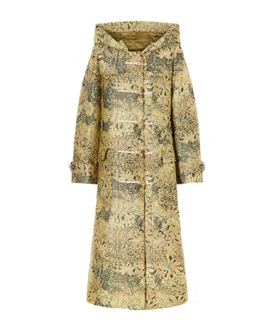 Dries Van Noten Paisley-jacquard Brocade Coat In Animal Print