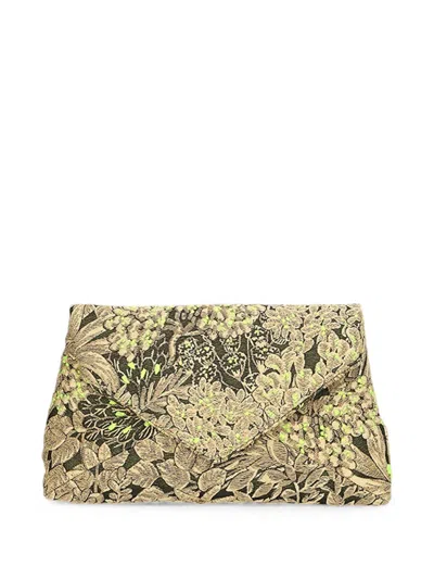 Dries Van Noten Jacquard Envelope Bag In Multi