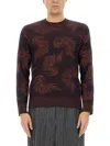 Dries Van Noten Abstract Patterned Crew Neck Knitwear In Multi