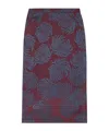 Dries Van Noten Jacquard Midi Skirt In Brown