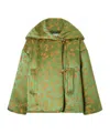 Dries Van Noten Jacquard Puffer Jacket In Multi