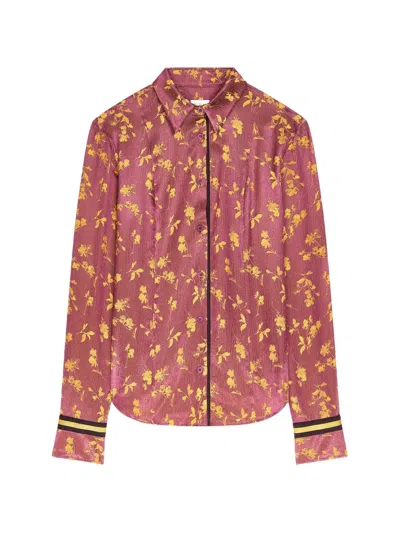 Dries Van Noten Jacquard Shirt In Pink