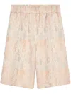 Dries Van Noten Jacquard Shorts In Pink