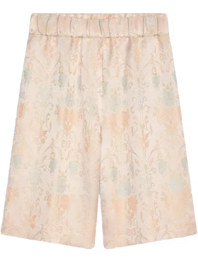 Dries Van Noten Jacquard Shorts In Pink
